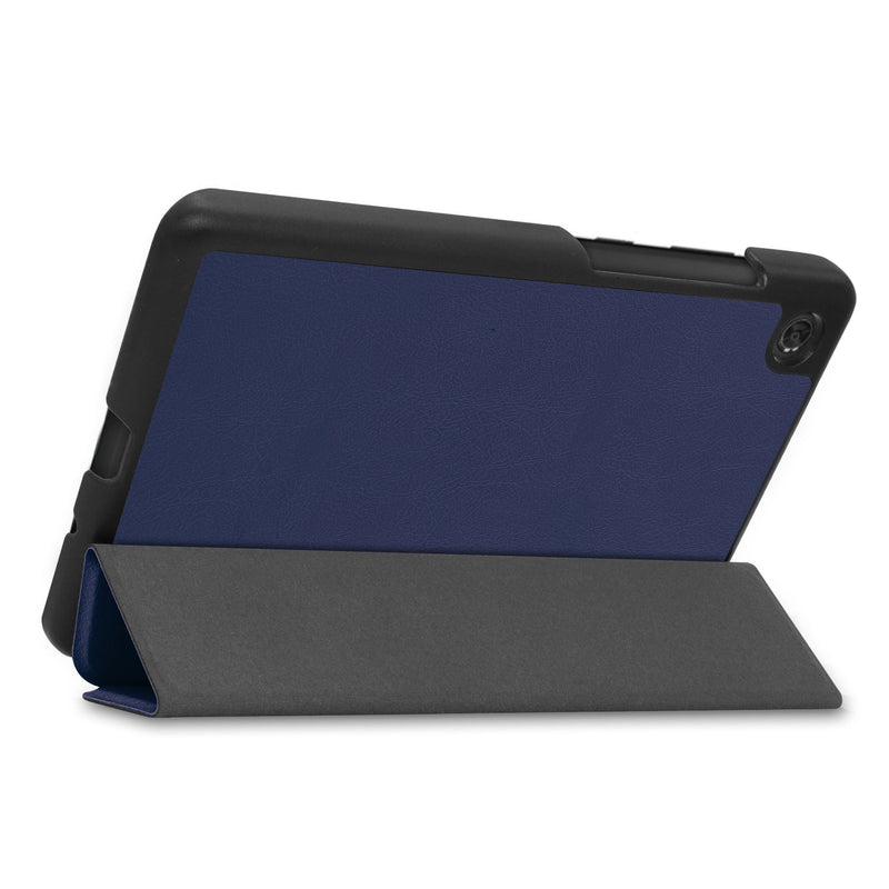 Lenovo Tab M7 (3rd Gen) TB-7306F Tri-Fold PU Case [Navy]