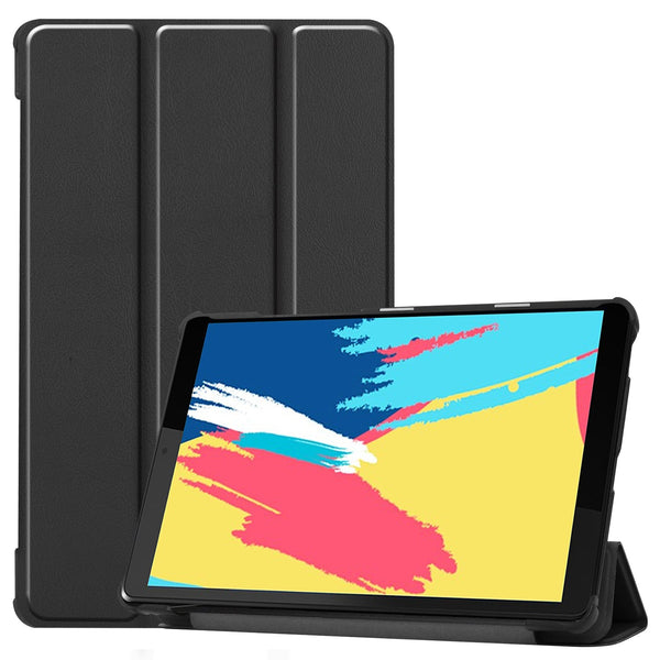 Lenovo Tab M8 FHD TB-8705F Tri-Fold PU Case [Black]