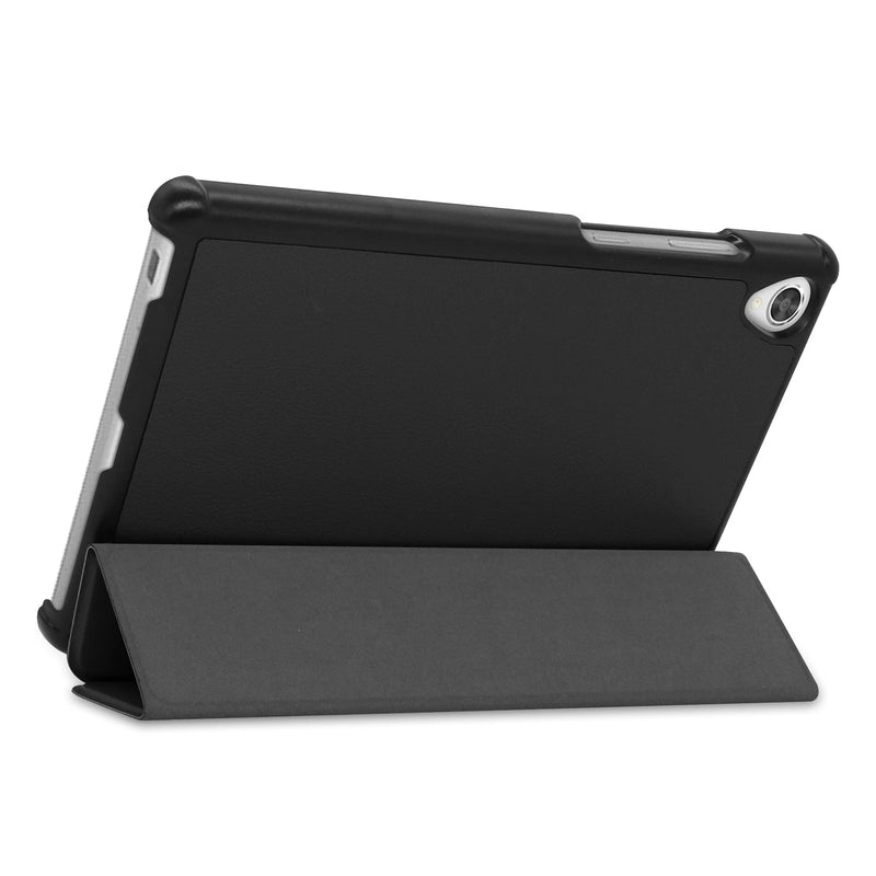 Lenovo Tab M8 FHD TB-8705F Tri-Fold PU Case [Black]