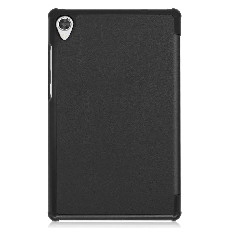 Lenovo Tab M8 FHD TB-8705F Tri-Fold PU Case [Black]