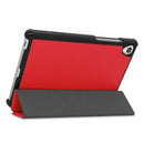 Lenovo Tab M8 FHD TB-8705F Tri-Fold PU Case [Red]