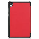 Lenovo Tab M8 (3rd Gen) TB-8506F Tri-Fold PU Case [Red]