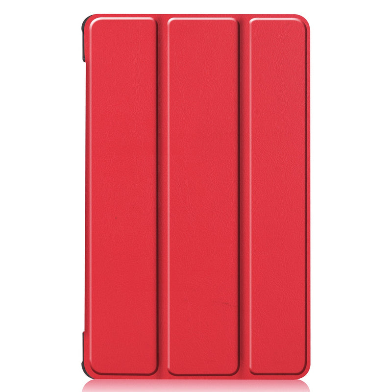 Lenovo Tab M8 FHD TB-8705F Tri-Fold PU Case [Red]