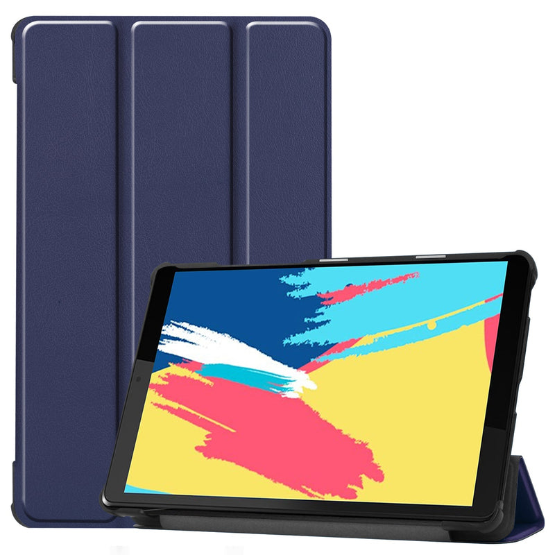 Lenovo Tab M8 FHD TB-8705F Tri-Fold PU Case [Navy]