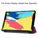 Lenovo Tab M8 FHD TB-8705F Tri-Fold PU Case [Purple]