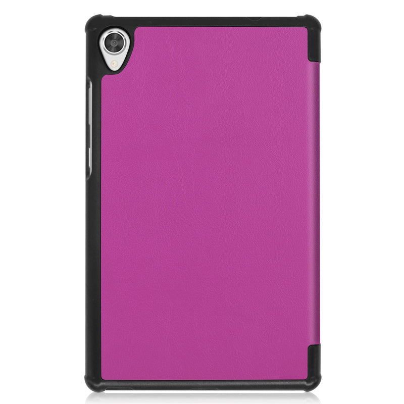Lenovo Tab M8 FHD TB-8705F Tri-Fold PU Case [Purple]