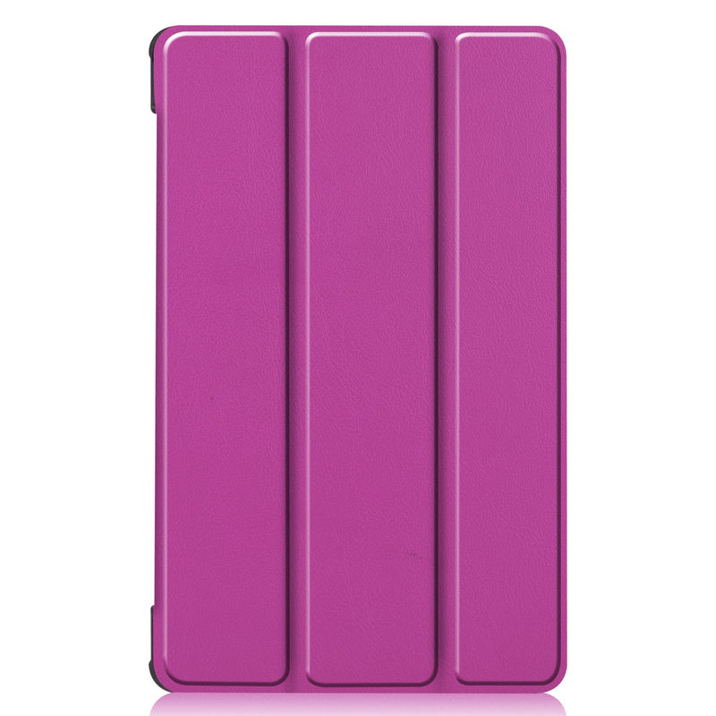 Lenovo Tab M8 FHD TB-8705F Tri-Fold PU Case [Purple]