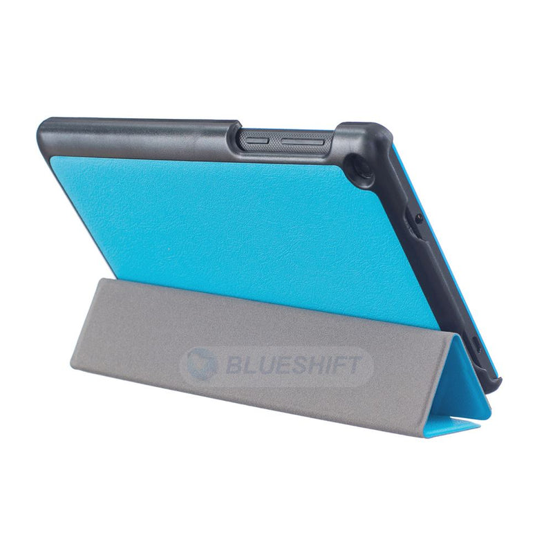 Lenovo Tab 3 A7-10 710F Tri-Fold PU Case [LightBlue]