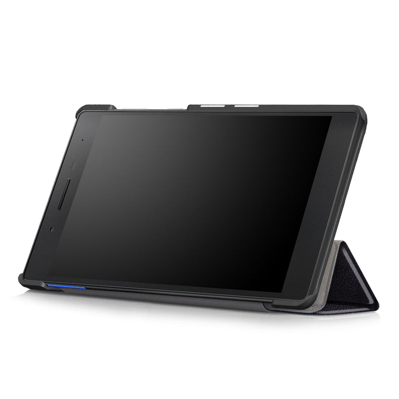 Lenovo Tab 7 Essential TB-7304F Tri-Fold PU Case [Black]