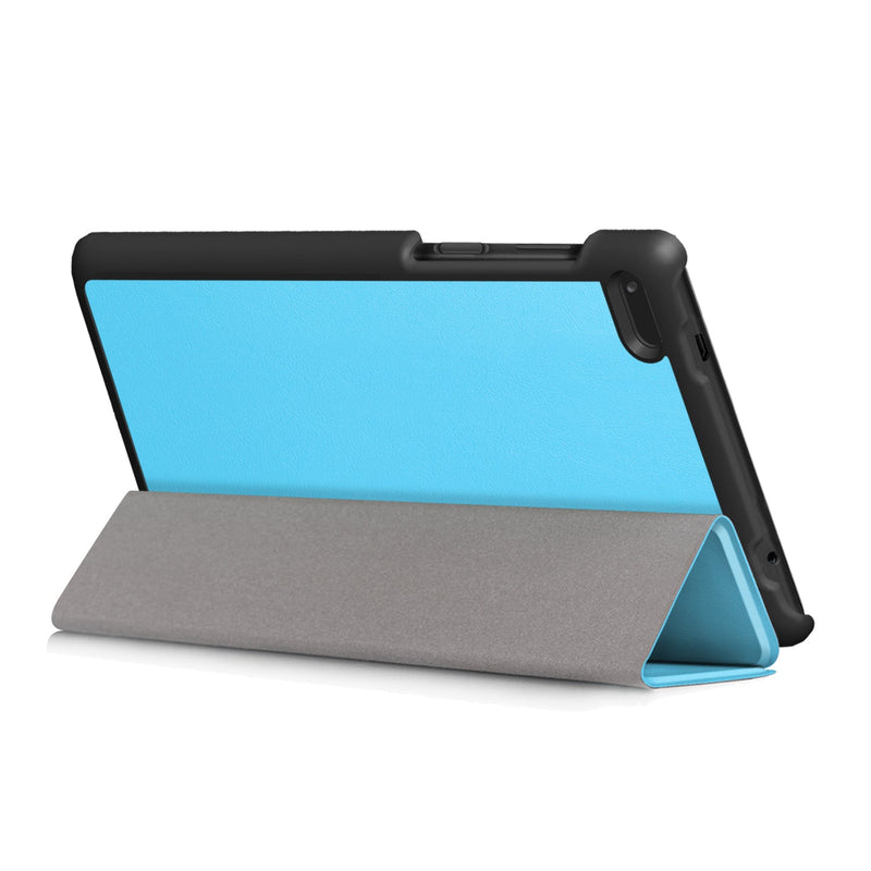 Lenovo Tab 7 Essential TB-7304F Tri-Fold PU Case [LightBlue]