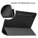 Samsung Tab S8+ Case Tri-Fold Pen Holder (Black)