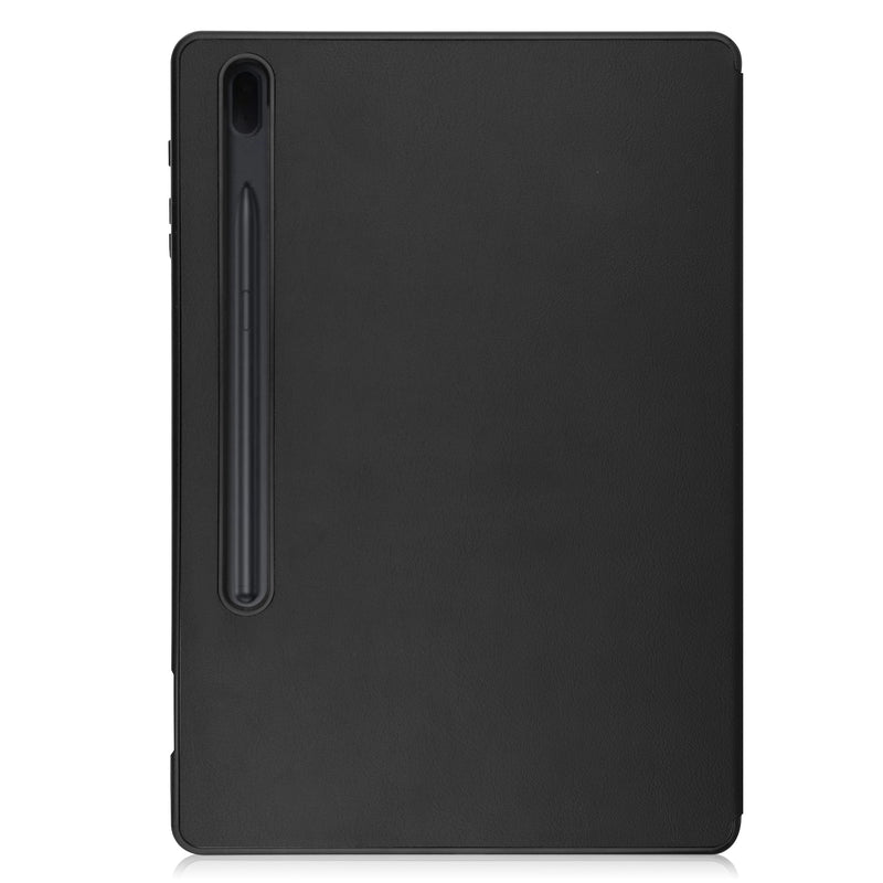 Samsung Tab S7 FE Case Tri-Fold Pen Holder (Black)