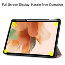 Samsung Tab S8+ Case Tri-Fold Pen Holder (RoseGold)