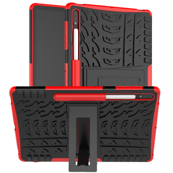 Samsung Galaxy Tab S10 Plus Heavy Duty Rugged Case [Red]