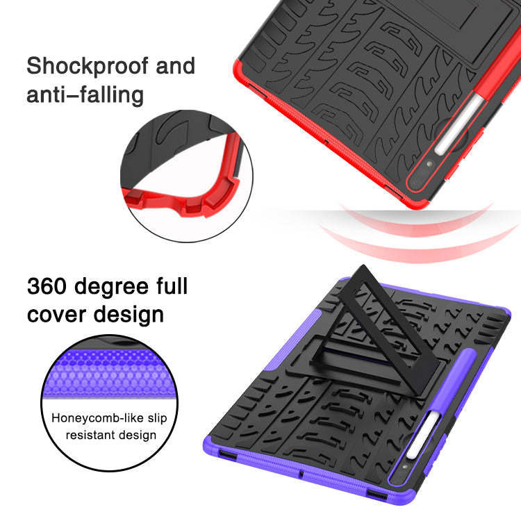 Samsung Galaxy Tab S10 Plus Heavy Duty Rugged Case [Red]