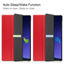 Samsung Galaxy Tab S10 Ultra Tri Fold PU Leather Case [Red]