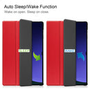 Samsung Galaxy Tab S10 Ultra Tri Fold PU Leather Case [Red]