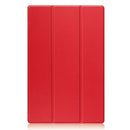 Samsung Galaxy Tab S10 Ultra Tri Fold PU Leather Case [Red]