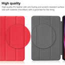 Samsung Galaxy Tab S10 Ultra Tri Fold PU Leather Case [Red]