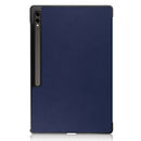 Samsung Galaxy Tab S10 Ultra Tri Fold PU Leather Case [Navy]