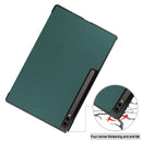 Samsung Galaxy Tab S10 Ultra Tri Fold PU Leather Case [Teal]