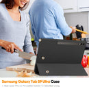 Samsung Galaxy Tab S10 Ultra Tri Fold Case with Pen Holder [Black]