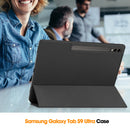 Samsung Galaxy Tab S10 Ultra Tri Fold Case with Pen Holder [Black]