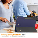 Samsung Galaxy Tab S10 Ultra Tri Fold Case with Pen Holder [Navy]