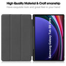 Samsung Galaxy Tab S10 Ultra Tri Fold Case with Pen Holder [Black]