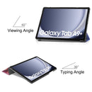 Samsung Galaxy Tab A11 Plus A11+ A9 Plus A9+ Designer Tri-fold PU Leather Stand Case Galaxy