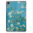 Samsung Galaxy Tab A11 Plus A11+ A9 Plus A9+ Designer Tri-fold PU Leather Stand Case PlumTree