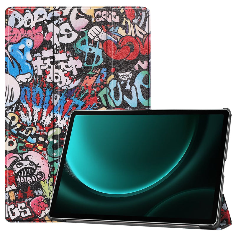 Samsung Galaxy Tab S10 Plus Designer Tri Fold Case [Graffiti]