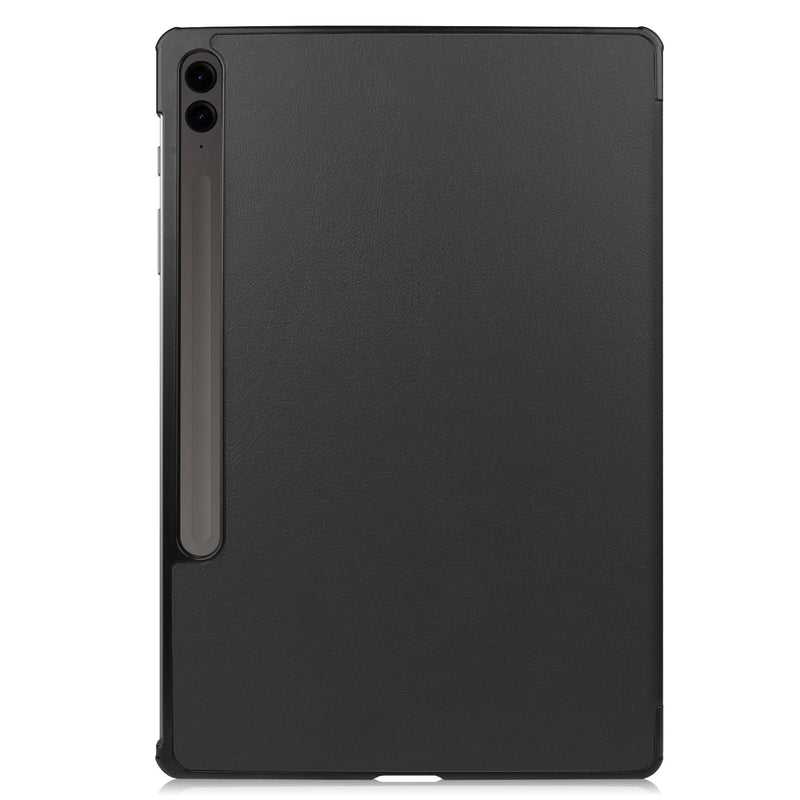 Samsung Galaxy Tab S10 Plus Tri Fold PU Leather Case [Black]