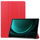 Samsung Galaxy Tab S10 Plus Tri Fold PU Leather Case [Red]