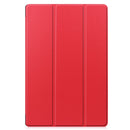 Samsung Galaxy Tab S10 Plus Tri Fold PU Leather Case [Red]