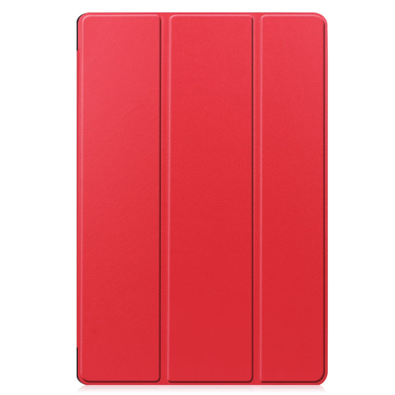 Samsung Galaxy Tab S10 Plus Tri Fold PU Leather Case [Red]