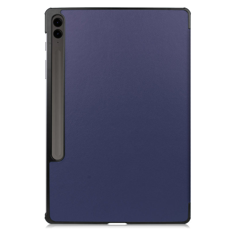 Samsung Galaxy Tab S10 Plus Tri Fold PU Leather Case [Navy]