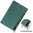 Samsung Galaxy Tab S10 Plus Tri Fold PU Leather Case [Teal]