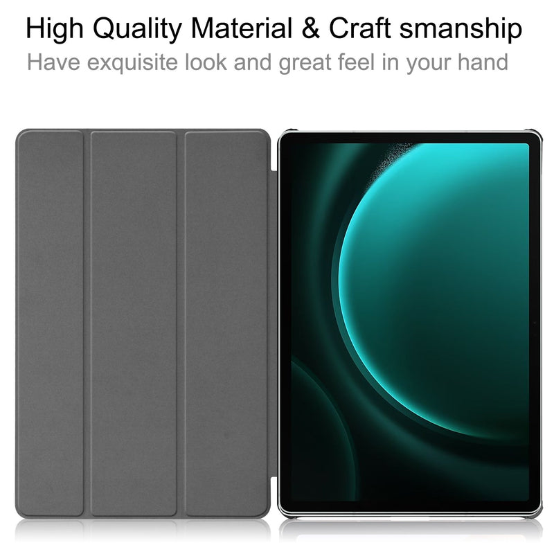 Samsung Galaxy Tab S10 Plus Tri Fold PU Leather Case [Navy]