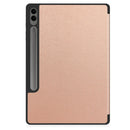 Samsung Galaxy Tab S10 Plus PU Leather Case with Pen Holder [RoseGold]