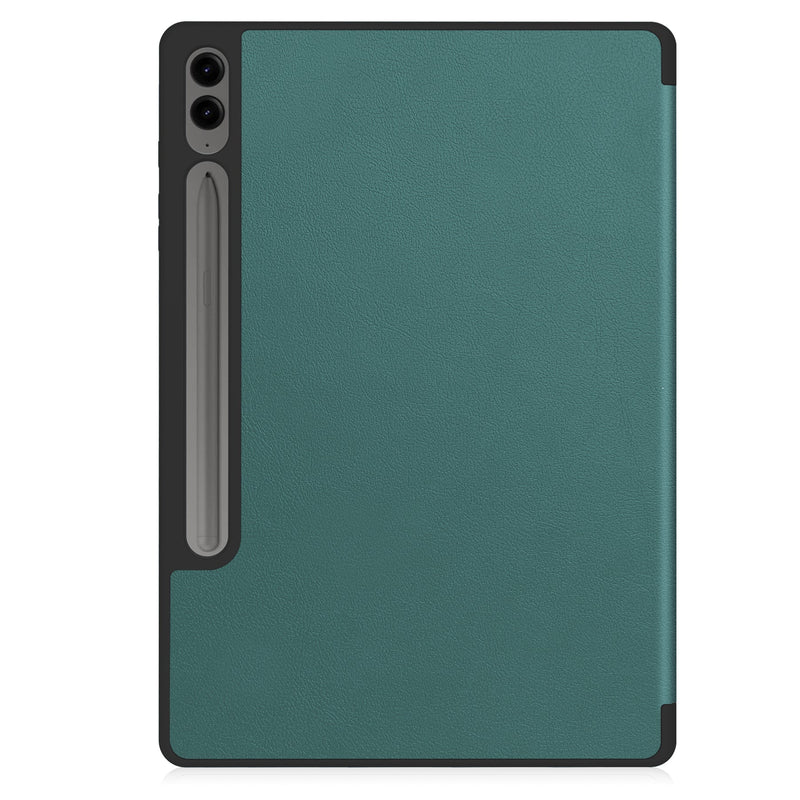 Samsung Galaxy Tab S10 Plus PU Leather Case with Pen Holder [Teal]