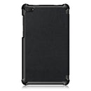 Lenovo Tab E7 TB-7104 Tri-Fold PU Case [Black]
