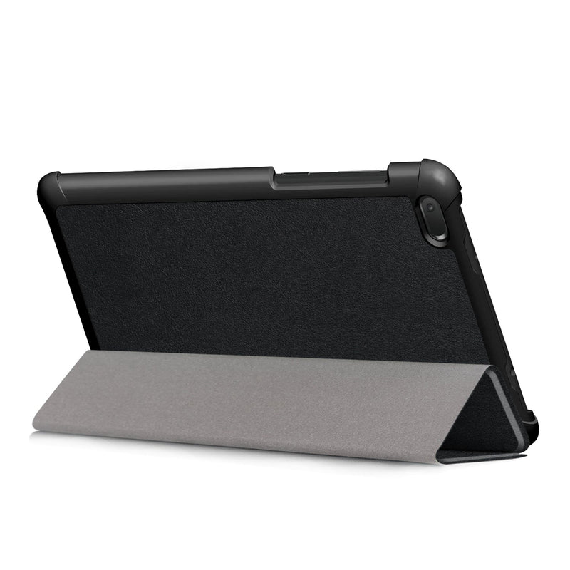 Lenovo Tab E7 TB-7104 Tri-Fold PU Case [Black]