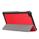 Lenovo Tab E7 TB-7104 Tri-Fold PU Case [Red]