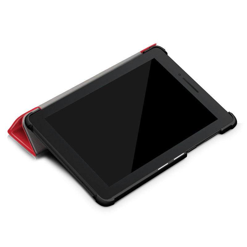 Lenovo Tab E7 TB-7104 Tri-Fold PU Case [Red]
