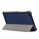 Lenovo Tab E7 TB-7104 Tri-Fold PU Case [Dark Blue]