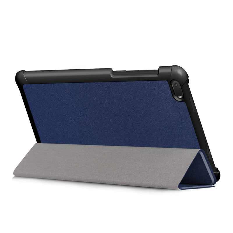 Lenovo Tab E7 TB-7104 Tri-Fold PU Case [Dark Blue]
