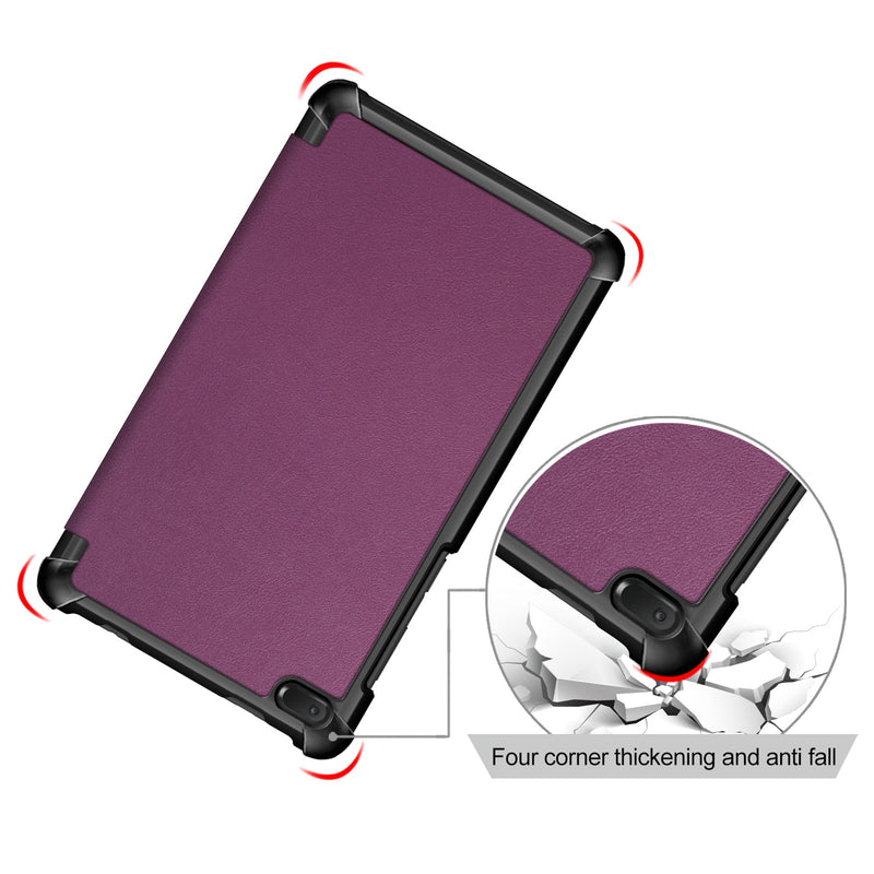 Lenovo Tab E7 TB-7104 Tri-Fold PU Case [Purple]