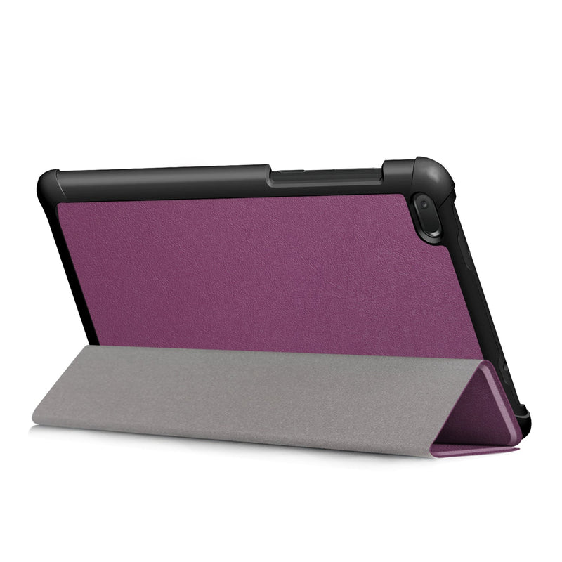Lenovo Tab E7 TB-7104 Tri-Fold PU Case [Purple]