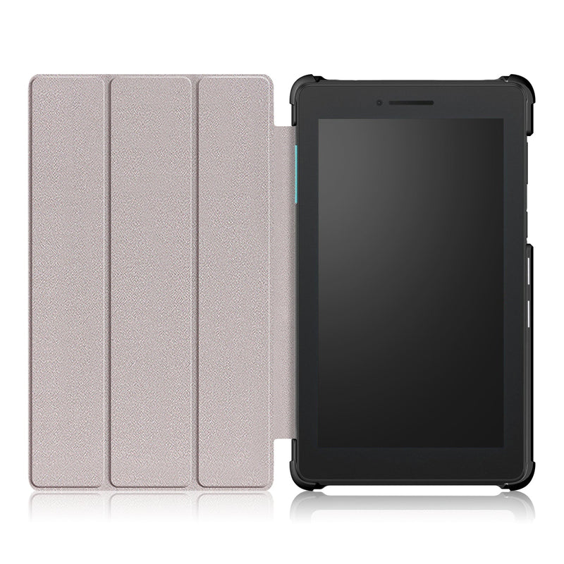 Lenovo Tab E7 TB-7104 Tri-Fold PU Case [Purple]